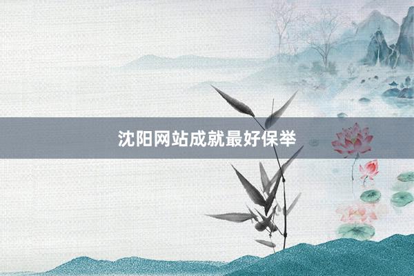 沈阳网站成就最好保举